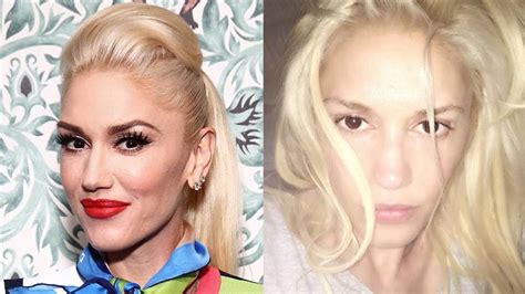 gwen stefani without lipstick.